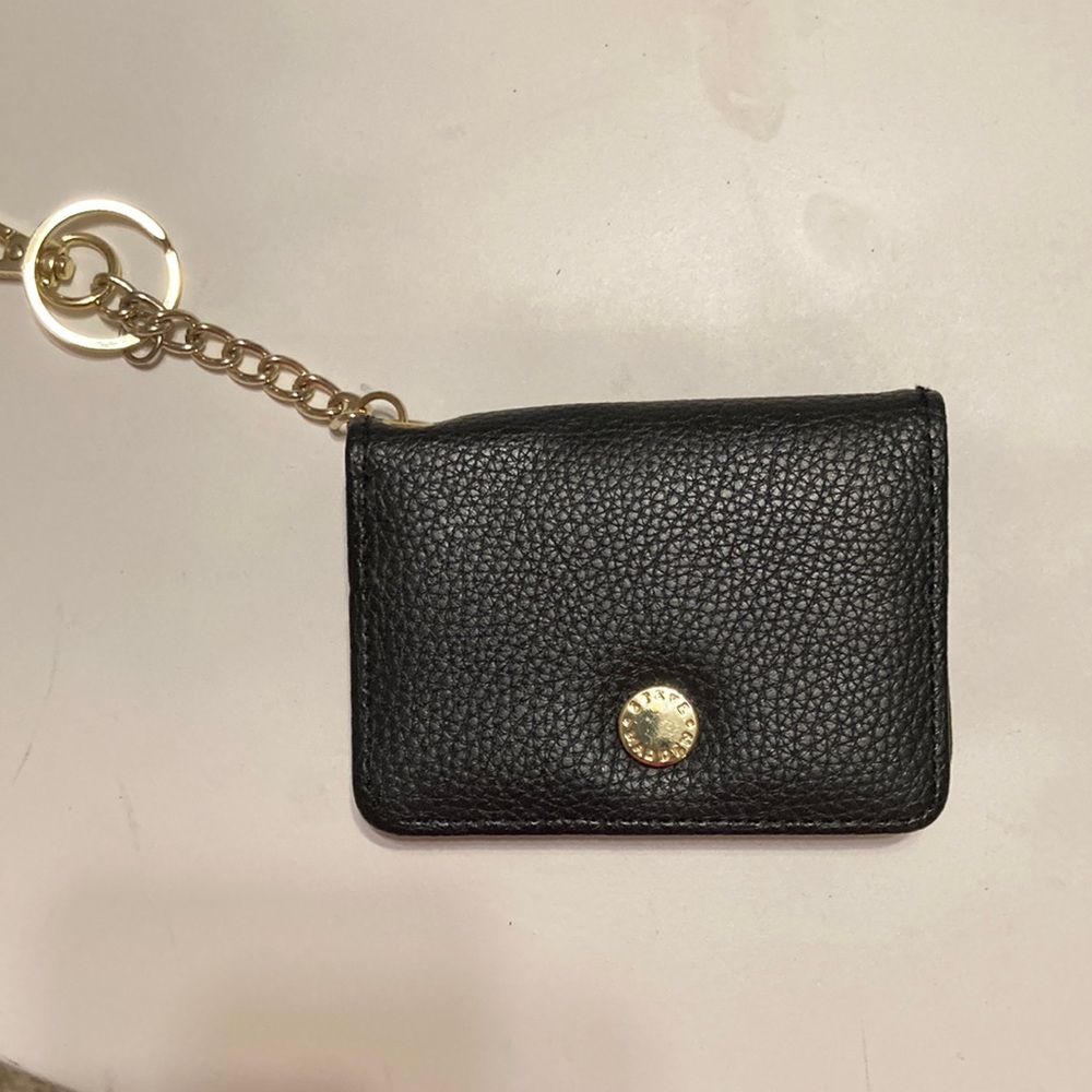 Black and gold steve madden key chain/wallet